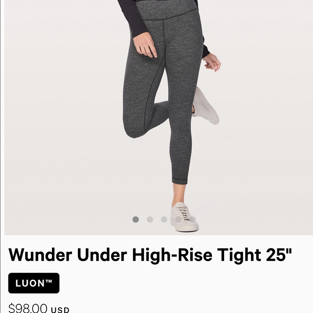 Lululemon Wunder Under High Rise leggings